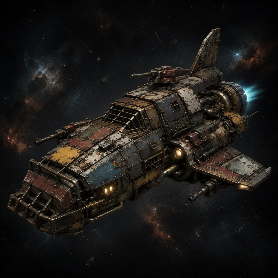 Trash Raider ship render